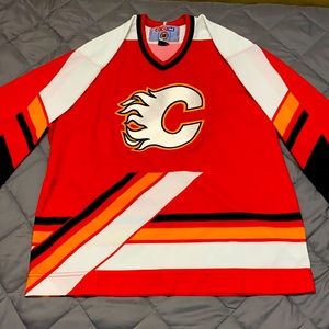 Vintage Calgary Flames Hockey Jersey